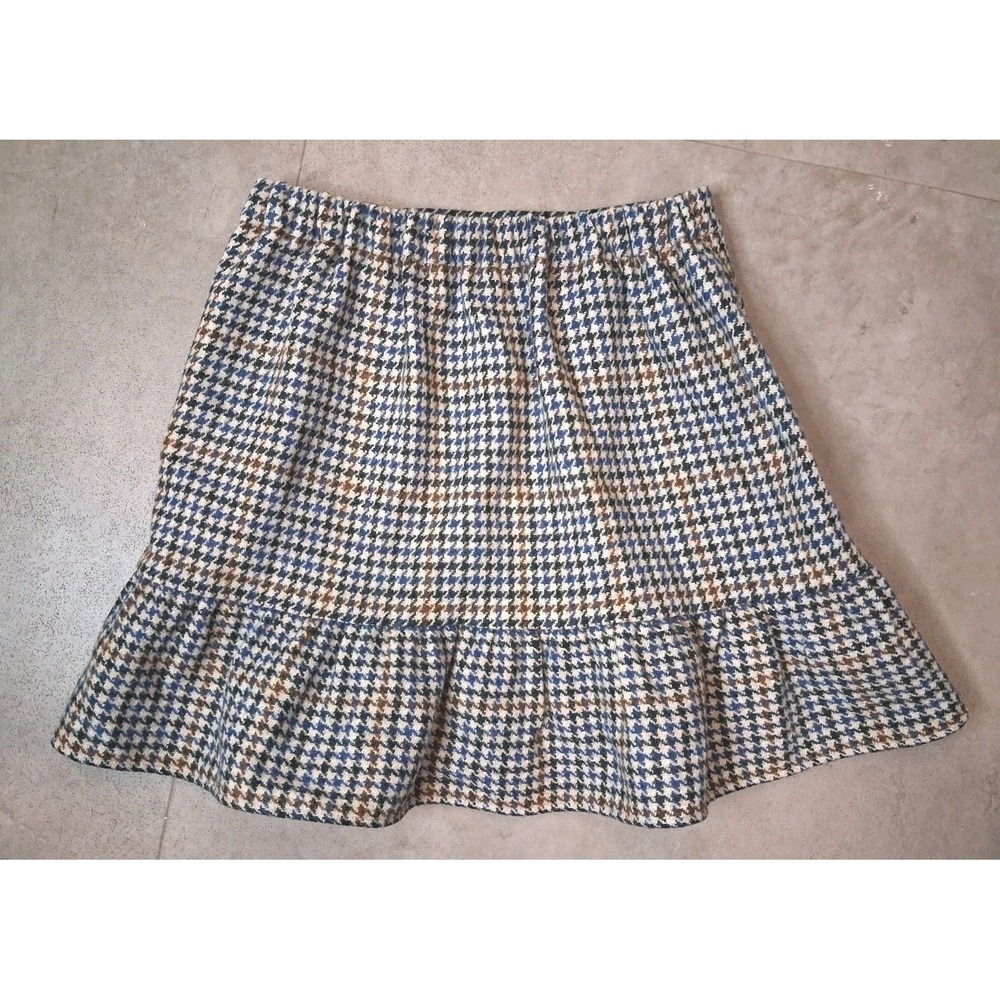 J Crew Short Wool Plaid Skirt Womens Size 2 Fall Winter Girly - Picture 3 of 12